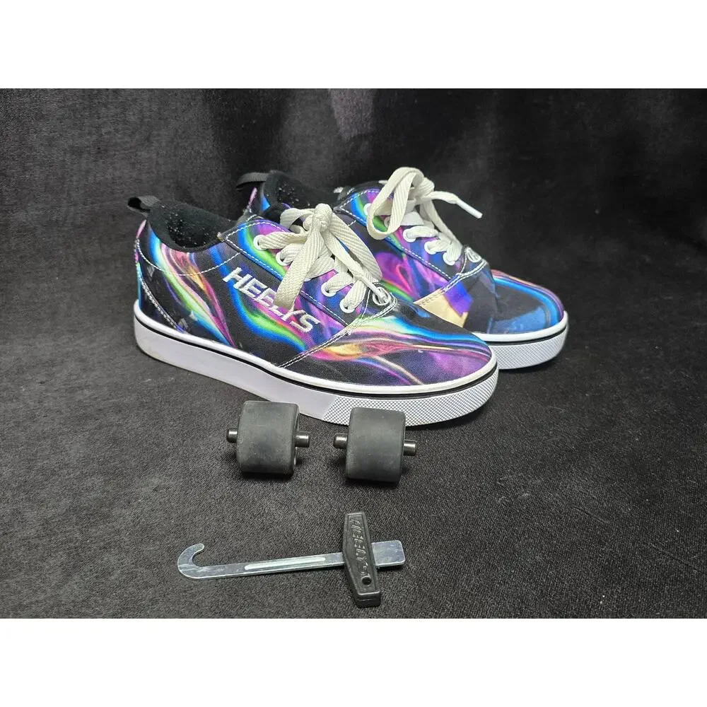 Heelys Pro20 Prints HE101138 Retro Galaxy Multicolor Skate Shoes Size YTH 3
